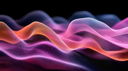 Obraz premium Abstract colorful wave pattern