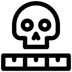 Anthropology. Editable stroke vector icon.