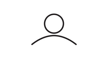 user profile icon sign vector