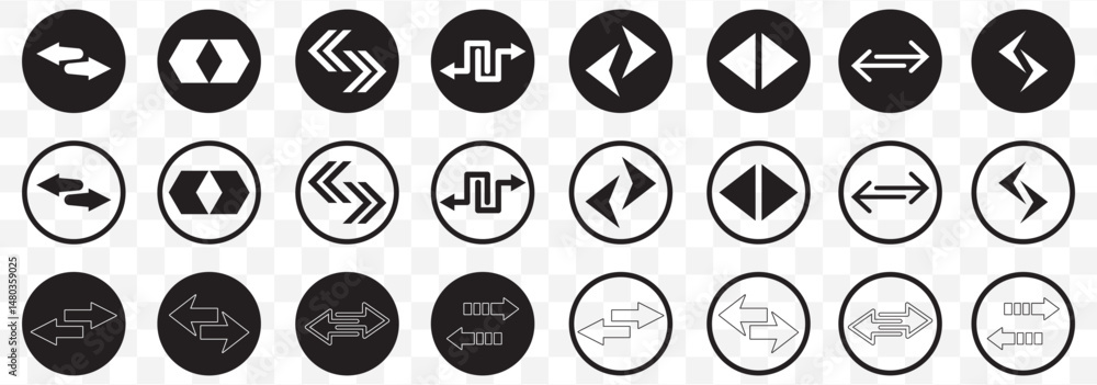 Aufkleber set black arrows for web design. arrows vector icon. arrow icon. set of big black vector arrows. cur