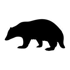 Download this amazing black bear silhouette vector image for your design project needs today now