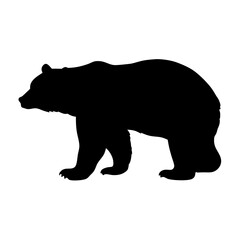 Download black bear silhouette vector image for free animal clip art illustration graphic design