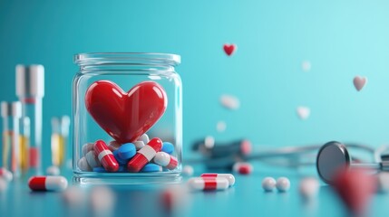 Heart Health and Medication: A Visual Representation of Wellness