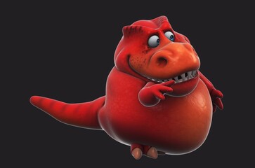 Fun 3D cartoon dino talking © Julien Tromeur