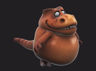 Fun 3D cartoon dino talking