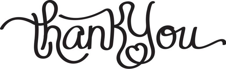 Thank You Hand Lettering