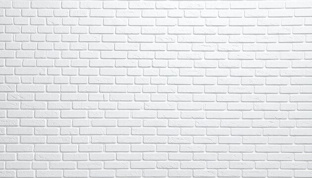 Fototapeta Una pared o muro de ladrillo viejo de color blanco 