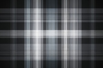 Abstract plaid pattern in grayscale tones.