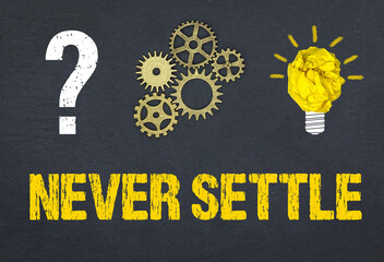 Never Settle	
