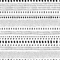 Vector ethnic tribal ornament hand drawn from lines. wrapping paper, wallpaper, fabric, striped print