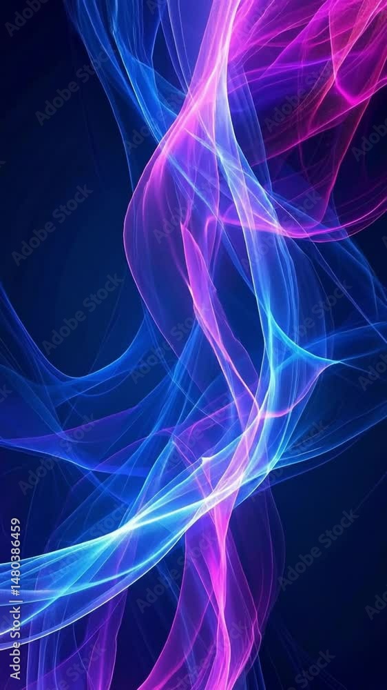 Poster abstract colorful waves background with flowing light patterns and vibrant illumination for artistic