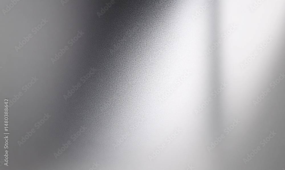 Aufkleber elegant abstract gradient background with metallic silver texture and light reflections