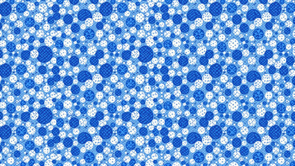 Organic Indigo Dot Pattern