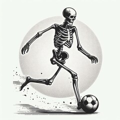 Skeletal Soccer Star A BoneChilling Goal