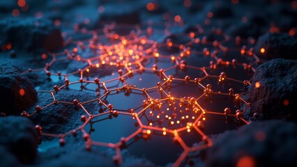 Microscopic crystal structure of luminescence