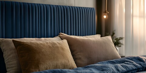 Modern Luxury Bedroom Sets with Purple Fabric Double King and Queen Beds Showcasing Chic Upholstered Designs
sofa and pillows
