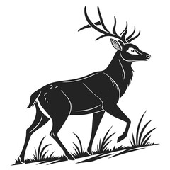 deer silhouette vector