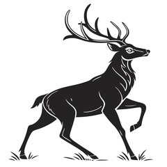 deer silhouette vector