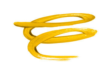 Fototapeta premium Brush Watercolor brush strokes on transparent background.