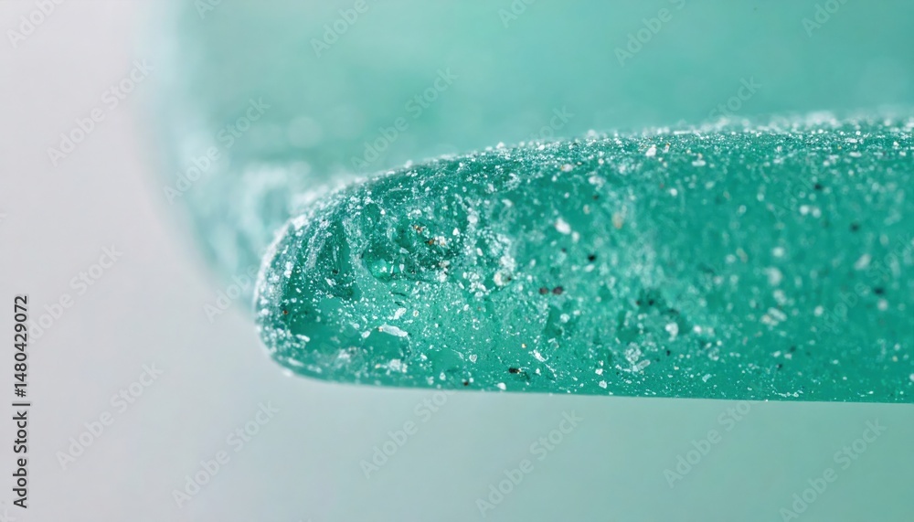 Poster captivating macro shot of sparkling blue gel studio setting abstract texture close-up view visual ar