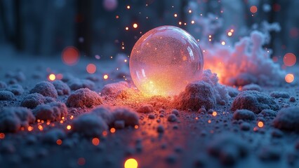 Energy collision of luminous spheres