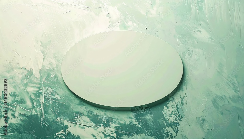 Poster creating a minimalist art piece studio visual artwork calm environment bird's eye view abstract conc