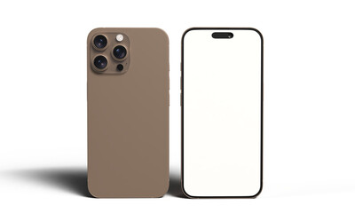 smartphone mobile phone tablet 16 pro max series frame device mockup white isolate color front back object camera technology device template blank mockup smartphone mobile electronic touchscreen empty