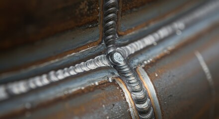 Welded Metal Joints - Photo
