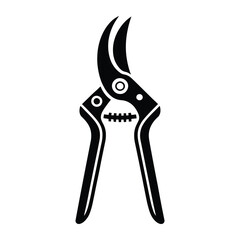 Pruning Shears Vector Icon Gardening Tool Silhouette