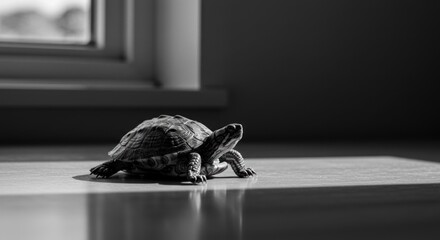 Turtle in Sunlight - Photo