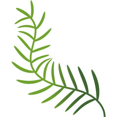 Palm Leaf Decoration Gradient