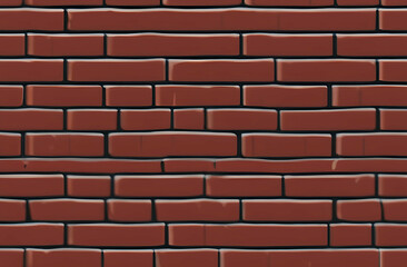 Obraz premium red brick wall background
