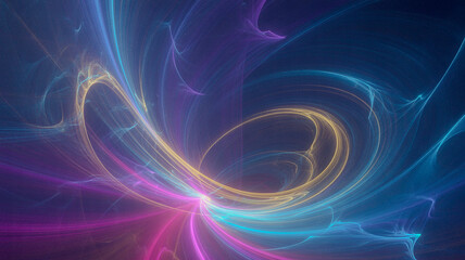 Obraz premium Nonfigurative glowing christ within background 