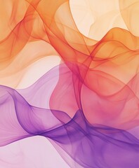 Obraz premium Vibrant Abstract Art Design: Colorful Abstract Art Background, Dynamic Abstract Art Flow with Warm and Cool Tones 