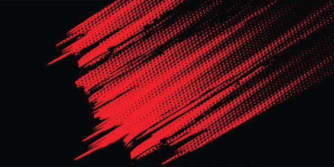 Grunge texture effect background. Distressed rough dark abstract textured. Black isolated on red. Graphic design element vintage style decoration concept grunge vector red black modern