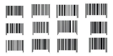 Collection of Barcode Patterns for Product Identification.