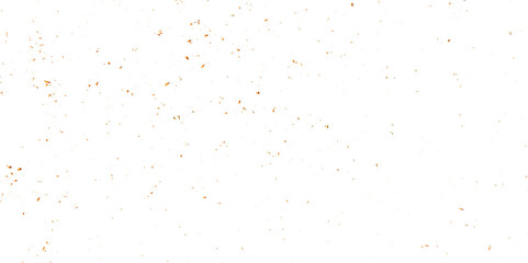 Luxury gold sparkle confetti glitter and zigzag ribbon falling down on transparent background. Vector illustration.