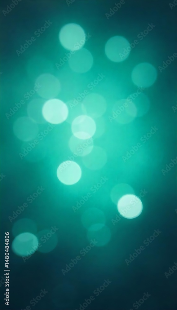 Poster generative ai underwater bubbles in the deep ocean abstract wallpaper