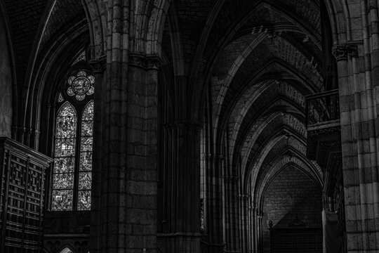 catedral gotica de Leon Castilla Espa&ntilde;a ejemplo de estilo gotico Esap&ntilde;ol