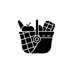 creative details Outline silhouette Picnic icon vector illustration 