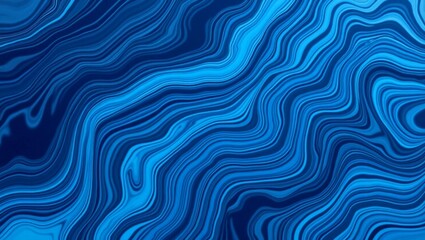 Obraz premium Abstract Electric Blue Marble Texture – Vibrant Swirl Background Design