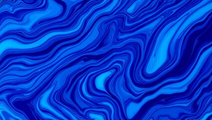 Fototapeta premium Abstract Electric Blue Marble Texture – Vibrant Swirl Background Design