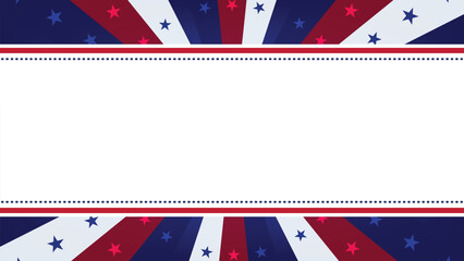 Patriotic Decoration Featuring Red, White, and Blue Stars for Festive Celebrations and Events