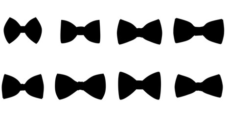 Silhouette design vector illustration digital download for the stylish, beautiful bow.