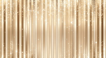Golden striped backdrop with sparkling glitter