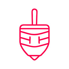 Obraz premium Dreidel Icon - Hanukkah Symbol Vector