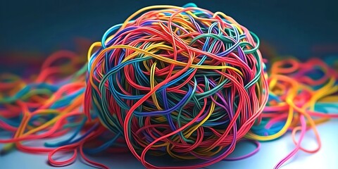 A Tangled Ball of Multicolored Strings