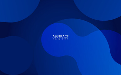 abstract blue background with circles