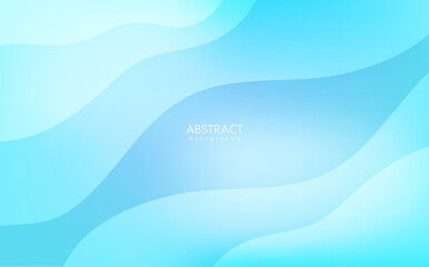 Abstract blue wave background