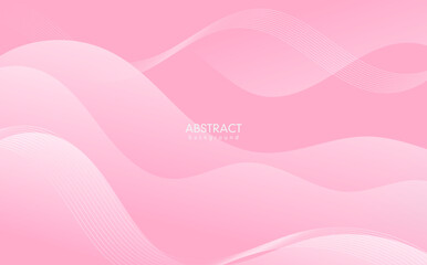 Pink background with hearts